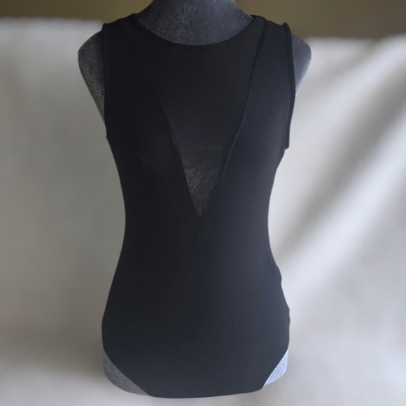 Express/Fashion Nova Black Sleeveless Bodysuit Set Of 2 - Picture 5 of 9